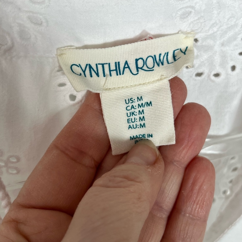 CYNTHIA ROWLEY | M | Eyelet - Picture 4 of 13